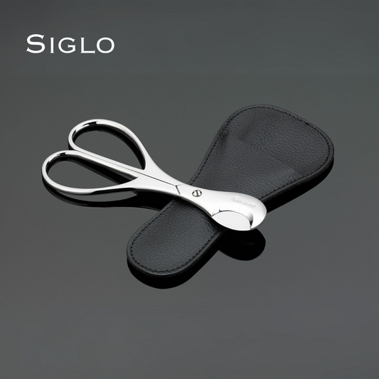 10010274D SIGLO Cigar Scissors Large W/Pouch
