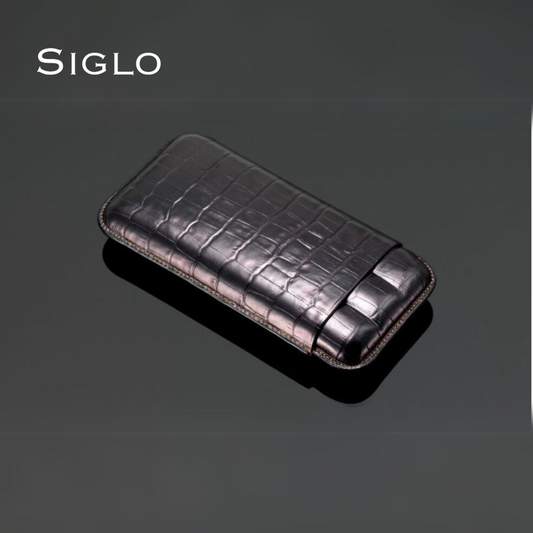10011197D SIGLO Crocodile PTN Case 3s - Black