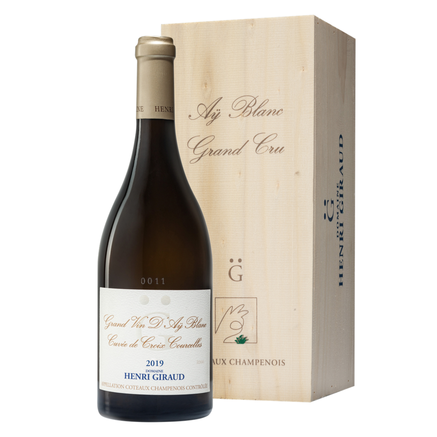 Henri Giraud Aÿ Blanc Grand Cru 2019 (0.75 L, Gift Box)