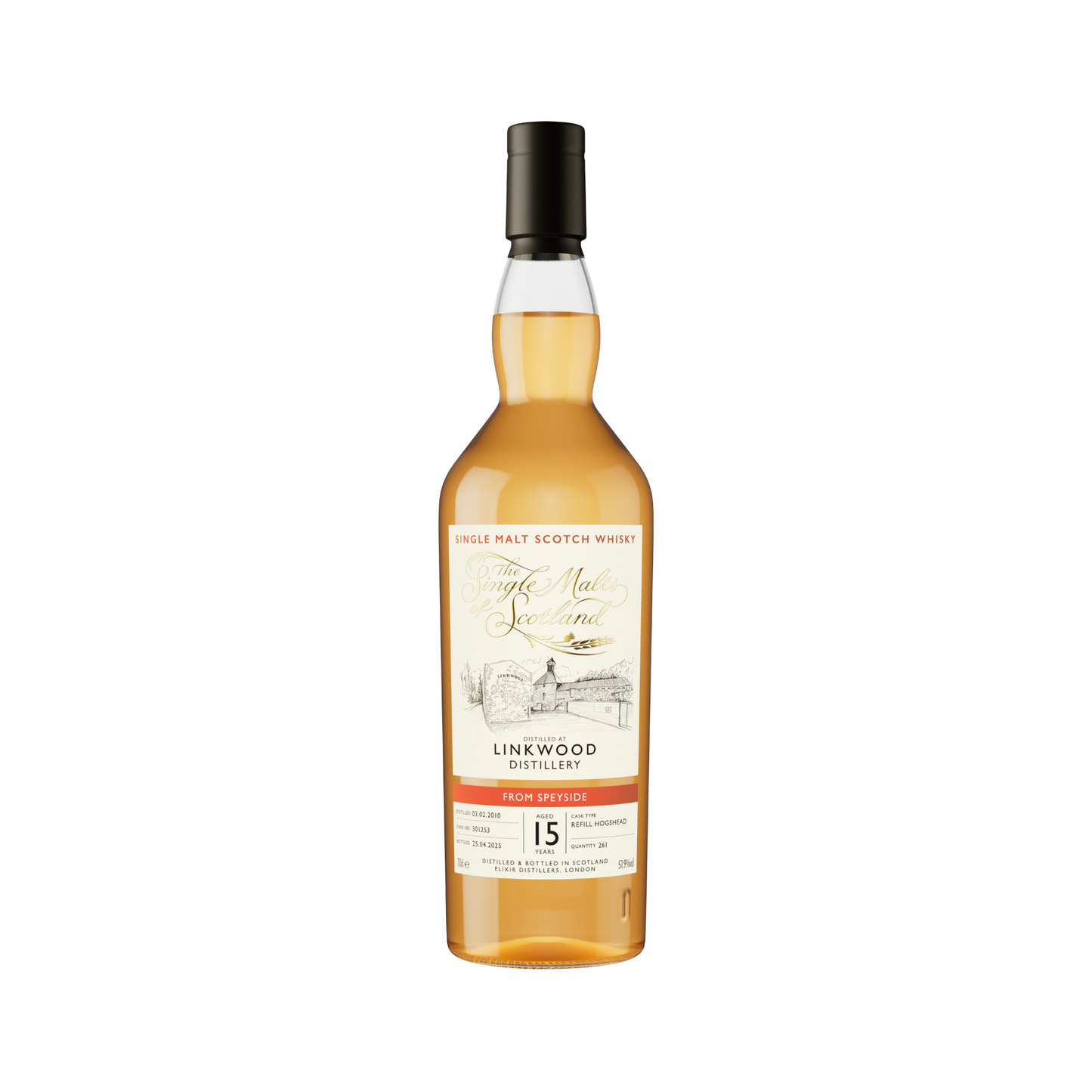 SMOS  Linkwood 2010 15YO Refill Hogshead #301259 Single Malt of Scotland